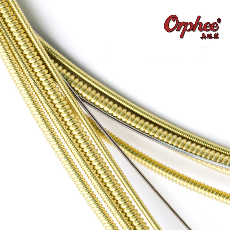 Orphee TX620(010-047) Дополнительные светильник в народном стиле Струны для акустической гитары гитарные струны Комплект 6 шт./компл. Аксессуары для гитары