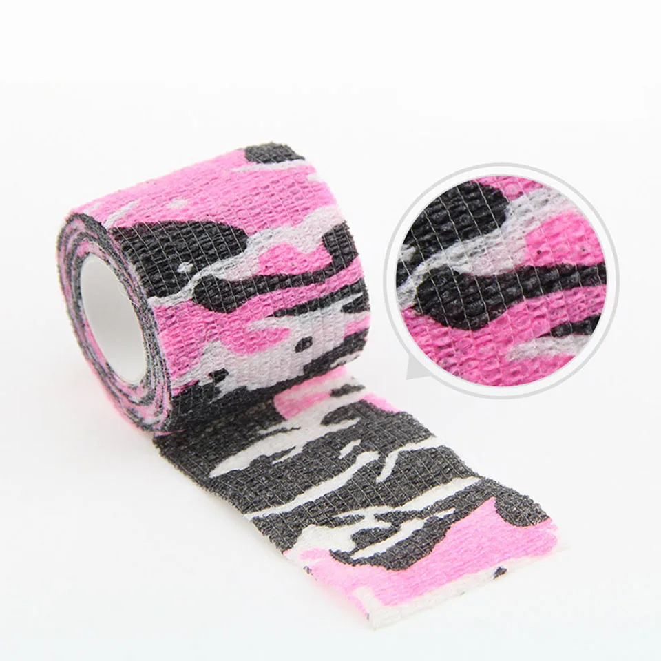 4.5m Camouflage Elastic Wrap Tape Hunt Disguise Elastoplast Self Adhesive Sports Protector Knee Finger Ankle Athletic Bandage