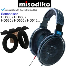 Замена misodiko оголовье и амбушюры подушки-для Sennheiser HD600/HD650/HD580/HD565/HD545, наушники ремонт амбушюр