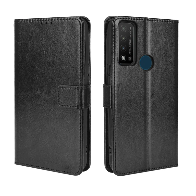 Luxurious PU Leather Wallet Phone Case with Built-in Card Holder and Stand
