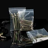 100pcs/lot Thick Transparent Zip lock Bags Clear Ziplock Food package Storage bag Plastic Thick Small Jewelry packing Zip Bags 5