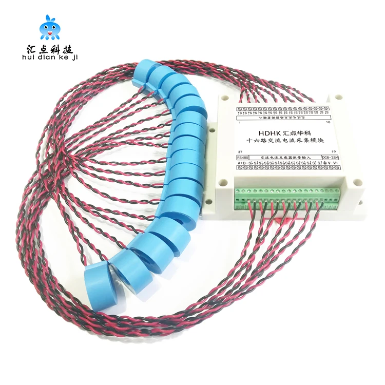 Multi Channel 16 AC Current Acquisition Module RS485 Measurement Sensor Transmitter MODBUS-RTU | Инструменты