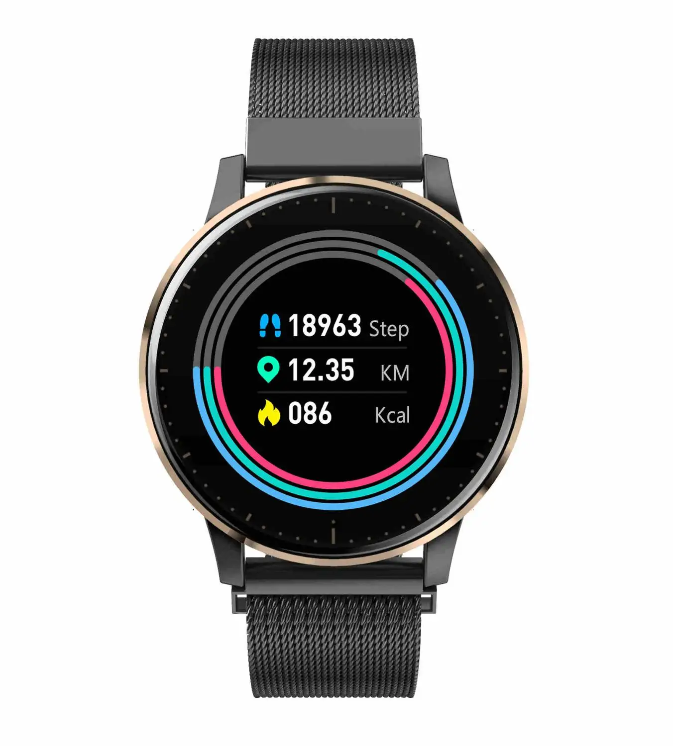 

Q20 metal strap ultra-thin watch 1.3” HD smart watch heart rate blood pressure monitoring for Android IOS smart watch PK Q8 KW10