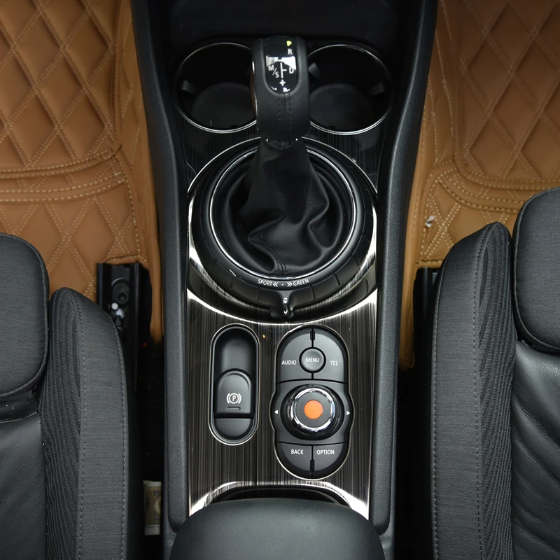 2 шт. декоративные наклейки на панель переключения передач для BMW MINI Cooper S JCW F54 Clubman
