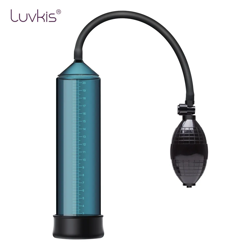 Kaufen Luvkis Penis Pumpe Enlarger Erweiterung Vakuum Pumpe Extender Mann Sex Spielzeug Dick Vergrößern Erwachsene Produkt Männlichen Erotische Stärker Erhöhen