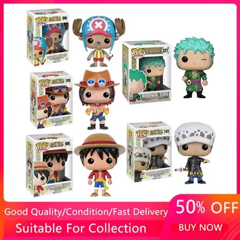 FUNKO POP-figuras de acción de One Piece, Anime japonés, Luffy, ACE, LAW, Tony, Chopper, Roronoa Zoro, regalo de Navidad para niños