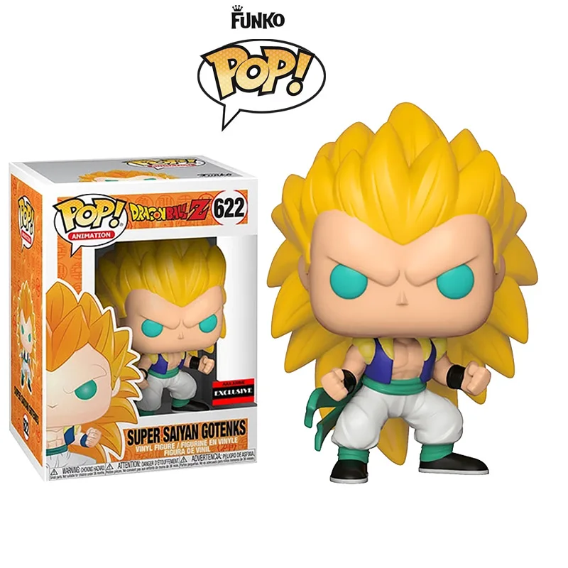 Funko pop фигурки Dragon Ball Супер сайян готенкс японского аниме Коллекционная модель игрушки рождественские подарки для детей