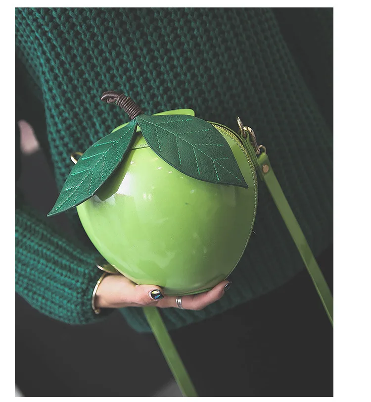 Tanie Koreański mody Cute Cartoon torby jabłko kształt torba na ramię nowe małe sklep