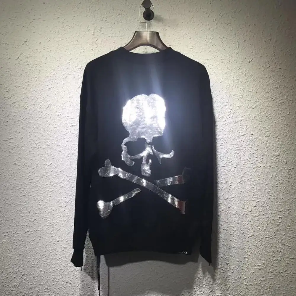 

Men Hoodies Mastermind World Sweatshirts 2019 New Skull Embroidered Sequins Logo Mastermind Hoodie Streetwear Women Japan C2H4