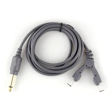 Шнур для татуировочной машинки импортный Силиконовый Эластичный крюк линии и RCA Интерфейс для тату машины питания 3 типа 2 м тату клип