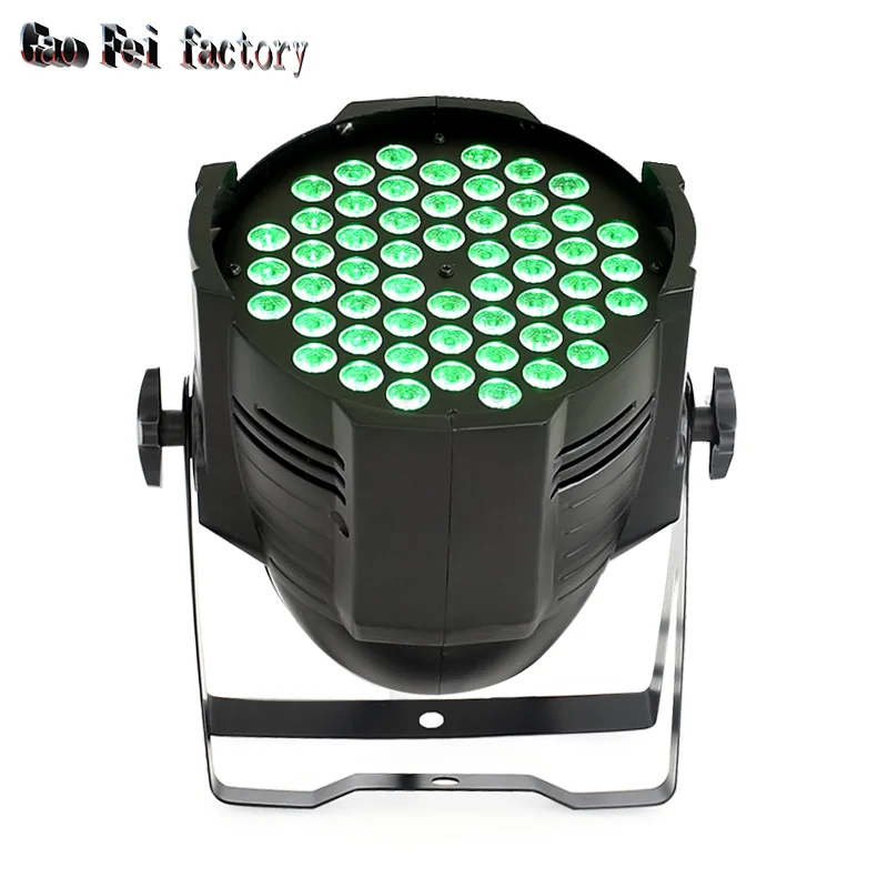 par led 54x3W Полноцветный уникальный светодиодный светильник 54 3 Вт, rgb 3в1 светодиодный светильник 3 Вт x 54 для сцены DJ Клубные Вечерние - Цвет: par led 54x3W