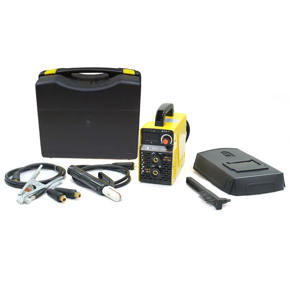 

ZX7-200 Mini Welder Inverter Portable Electric Welding Machine Set with Storage Case for Welding Working and Electric Working