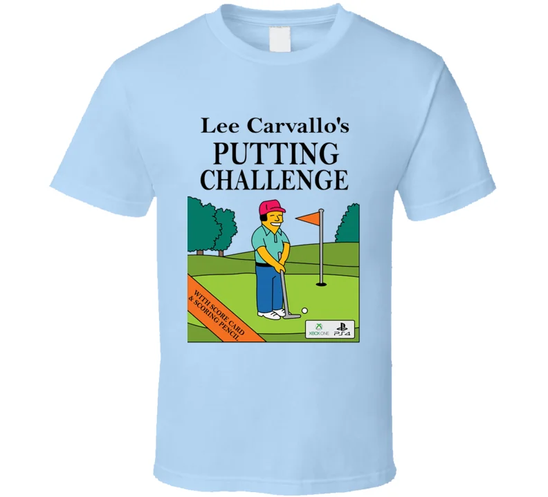 Men T-shirt Lee Carvallo's Putting Challenge T Shirt(100) Tshirt Women T  Shirt - T-shirts - AliExpress