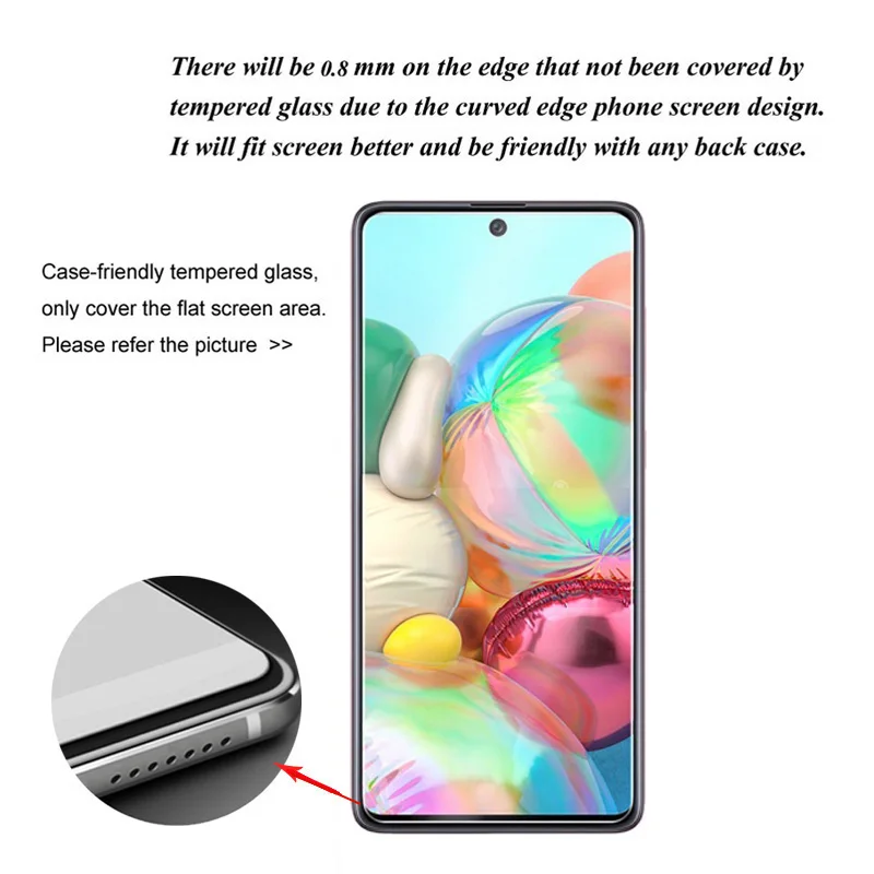 3-Pack Premium Tempered Glass Screen Protector, 9H Hardness