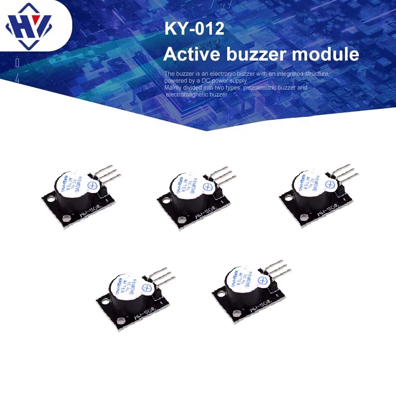 5pcs lot KY 012 3 5 5 5V Active Buzzer Module For Arduino DIY Starter 