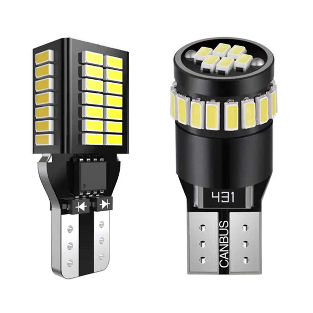 

2x Car Signal Light T15 W16W LED Bulb T10 W5W 4014 LED Lights Canbus No error High Power White DC 12V Reverse Back Parking Lamps
