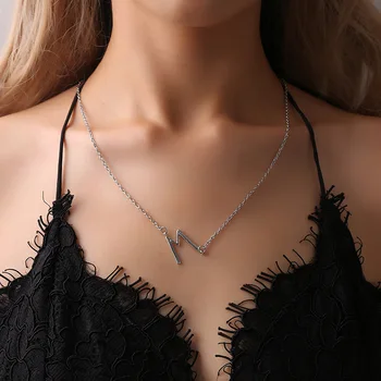 

Jewelry Necklace Pendant Necklace Capital Letter Necklace Fashion Simple Gold Letter M Clavicle Chain Neck Chain Woman