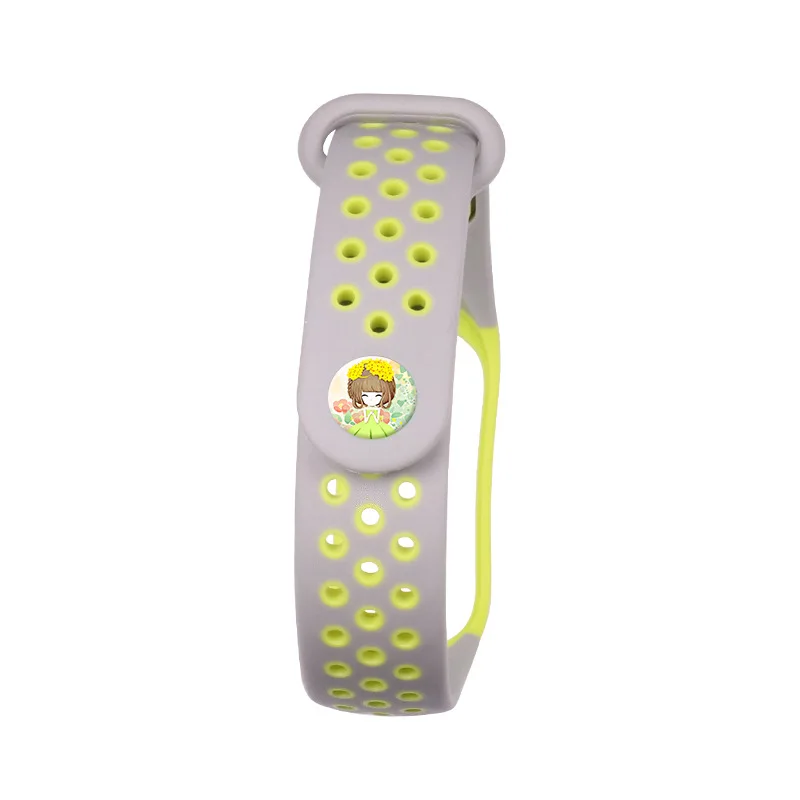 Watch Wristband Silicone Replacement Wrist Band Limited Edition for Xiaomi MI Band 4 Smart Bracelet for xiaomi Mi band 3 - Цвет: 22