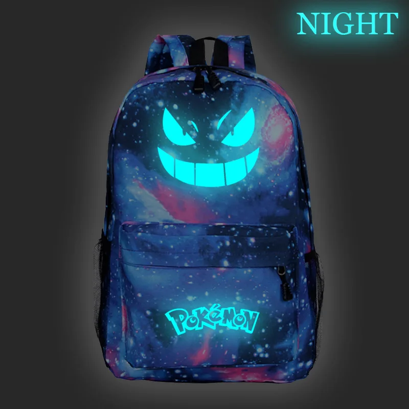Светящиеся рюкзаки Mochila с покемонами детские школьные ранцы сумка для учебников