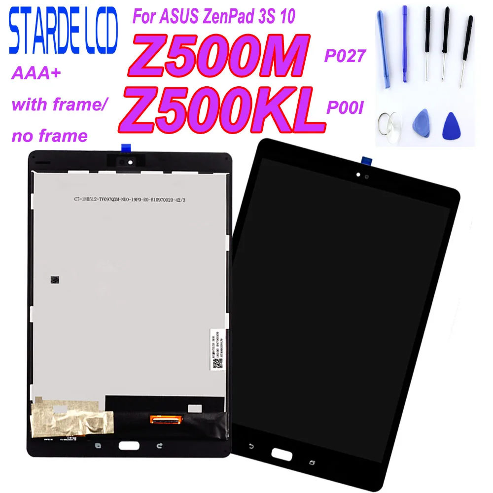 For Asus ZenPad 3S 10 Z500M P027 LCD Display Touch Screen Digitizer Replacement