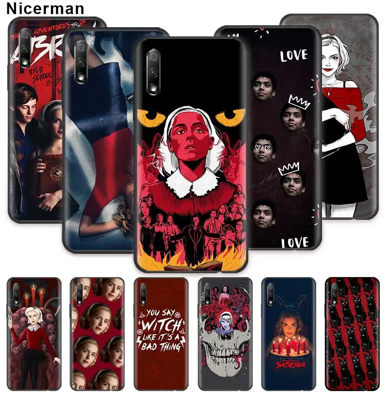 

Adventures of Sabrina Case for Huawei Honor 9X 8X 20 10 Pro V20 20i 8A 8C 8S Black Silicone Couvre Phone Coque Cover Abdeckungen