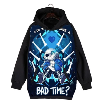

new Undertale hoodies 2019 new design Sans pattern 3D printing fashion men women hoodies sweatshirts tops