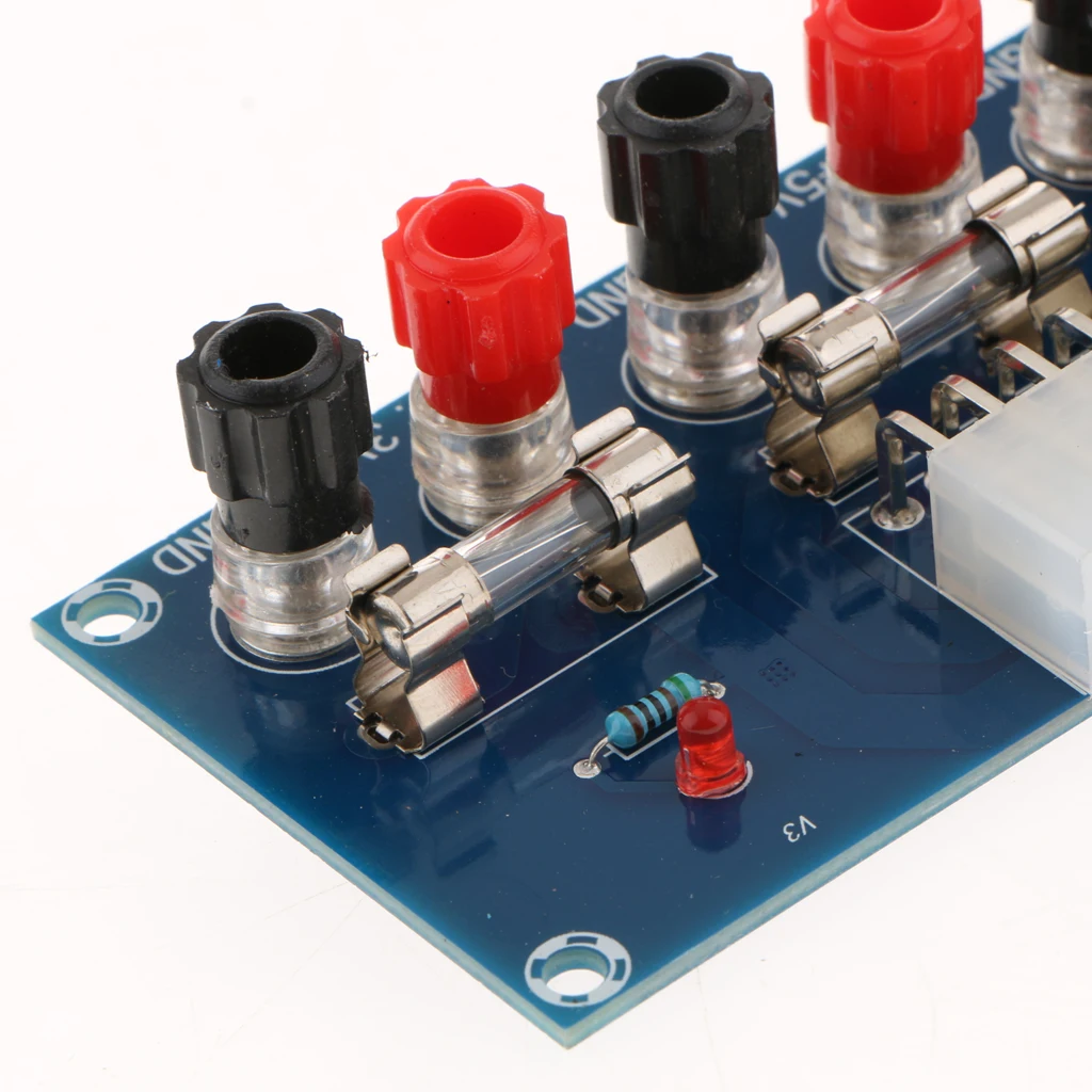 2x ATX Benchtop Power Board, 24 Pin Computer ATX Power Supply Breakout Adapter Module 12V 5V 3.3V -12V
