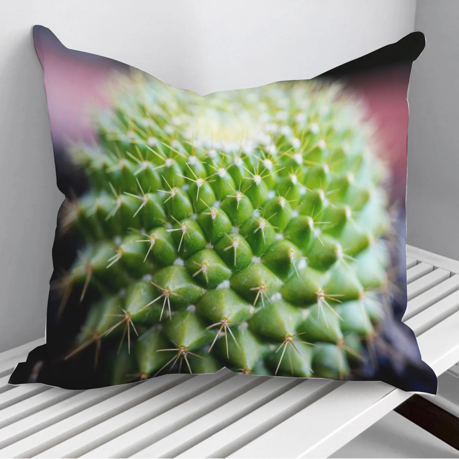 

Cactus macro background Pillowcase Decorative Sofa Cushion Case Bed Pillow Cover Home Decor Car Cushion Cover 45*45cm