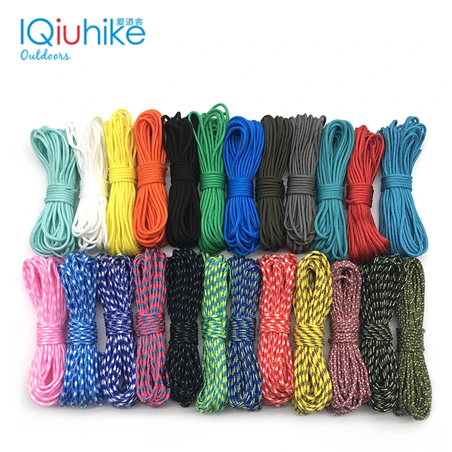 50FT (15 Meters) Dia. 2mm One Stand Cores Paracord For Survival Parachute Cord Lanyard Camping Climbing Camping Rope Hiking 1