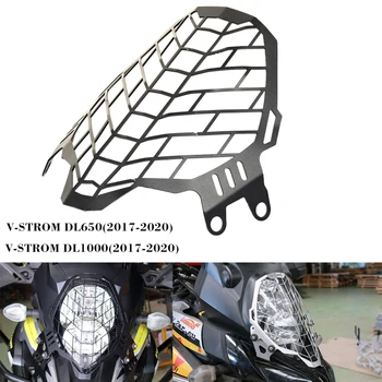 

For SUZUKI DL650 V-strom DL 650 DL1000 2017 - 2020 Motorcycle Front Head Light Headlight Lens Grille Guard Cover Protector