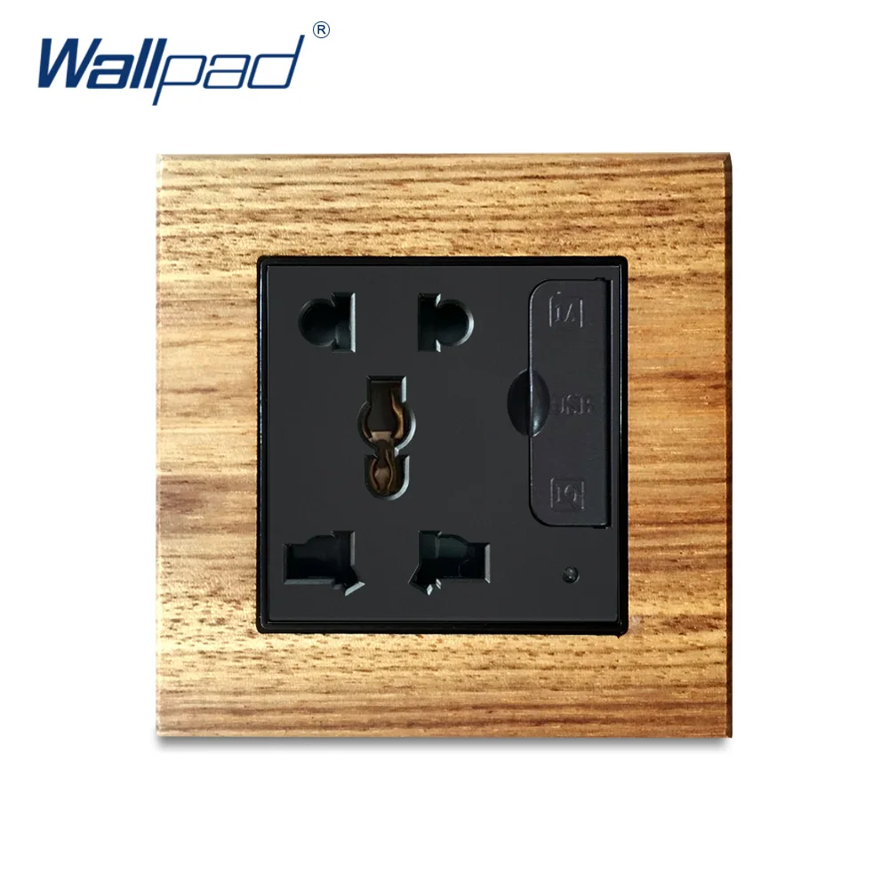 Универсальная электрическая розетка с 2 USB портами 5 контактов|electrical outlet with