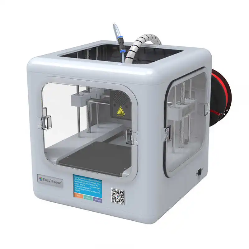 white Easythreed мини 3d принтер для детей высокая точность хороший дизайн персональный DIY печать ЖК Интеллектуальный Wifi 3d принтер - Цвет: white