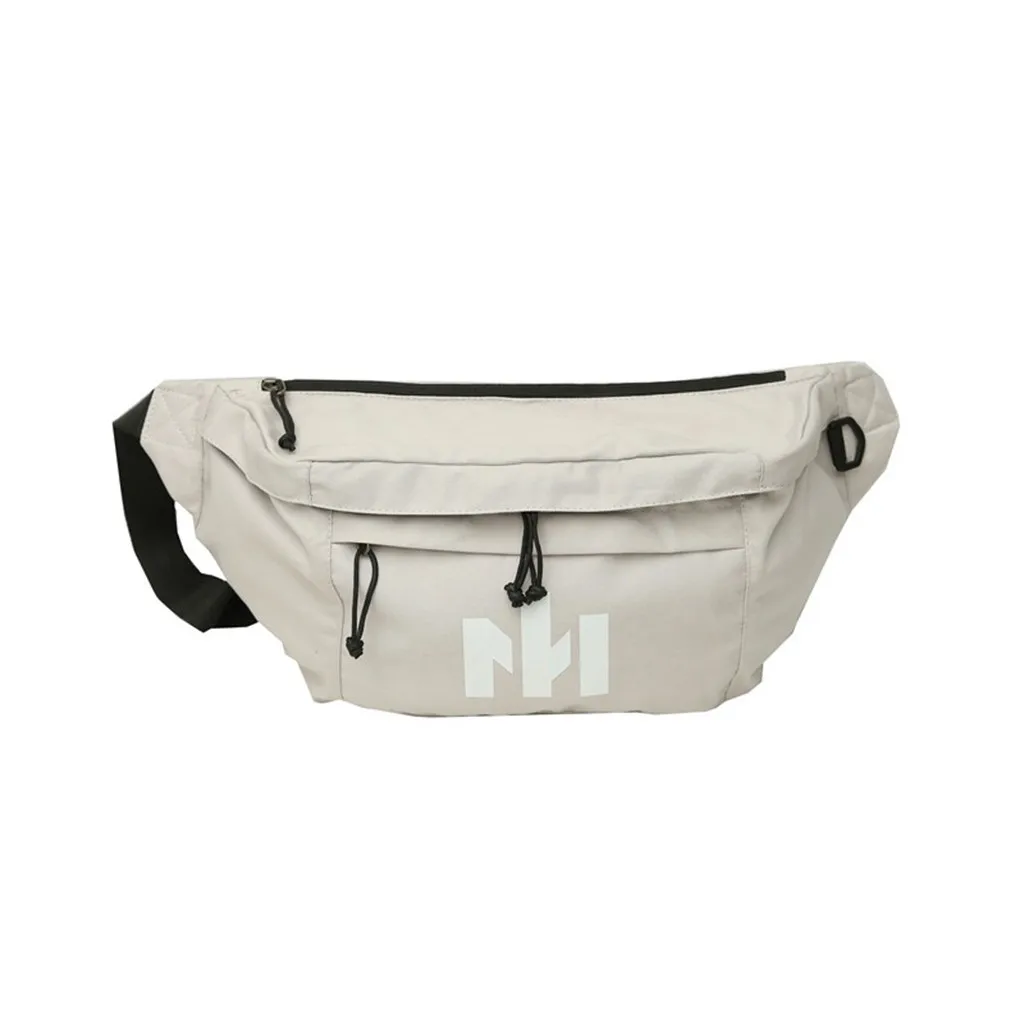 

Female Belt New Brand Fashion Unisex Large Capacity Storage Pockets Multi-function Chest Bag Banana Pockets Fanny Pack For Women