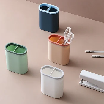 

Creative Pen Organizer Pencil Holder Contrast Color Storage Desktop Organizer Office Organizer School Stationery Make up Brush