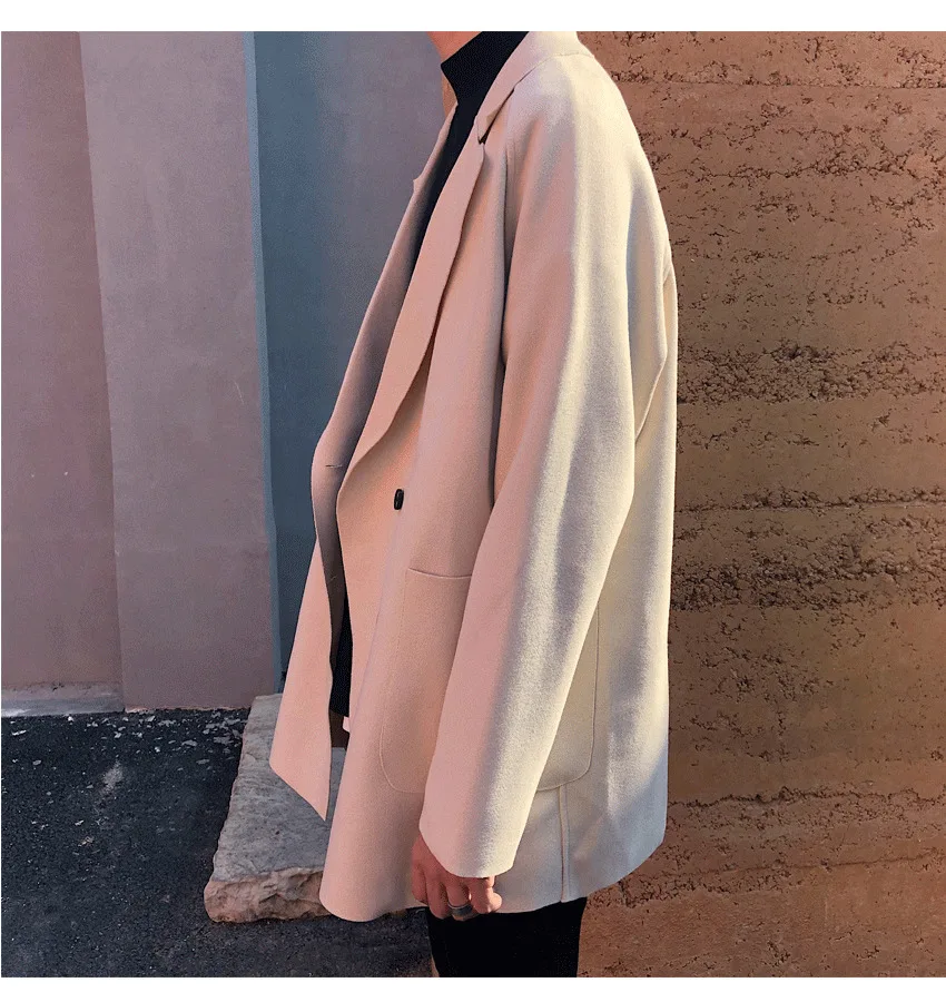 Men's windbreaker jacket autumn and winter new material windbreaker handsome jacket youth fashion trend men's clothing