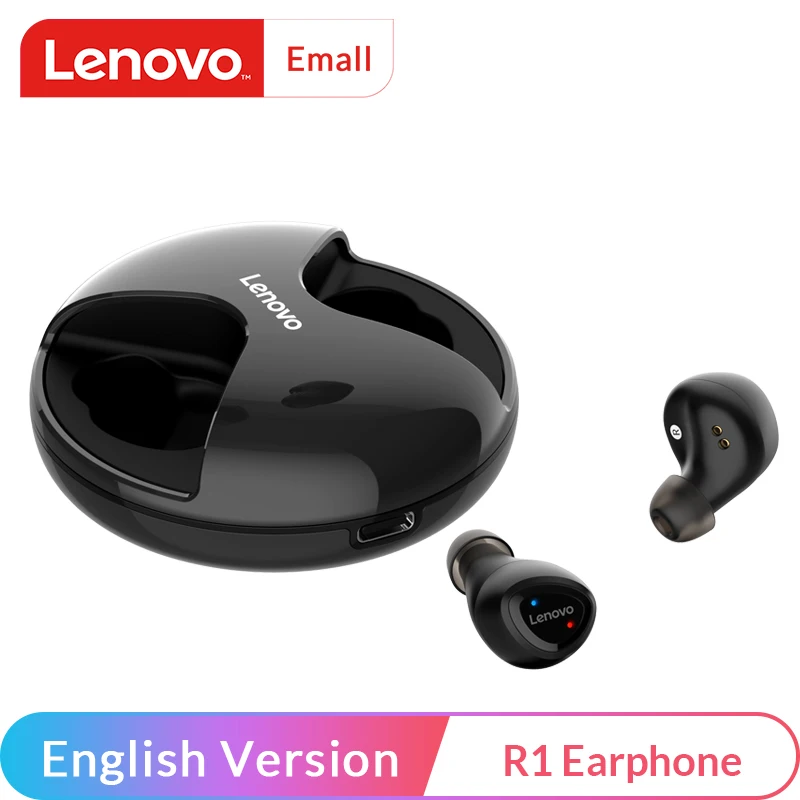 

Lenovo R1 TWS Wireless Bluetooth Earphone Earbuds IPX5 Waterproof Design Bluetooth 5.0 for Xiaomi Huawei Lenovo Smartphone