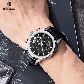 

Top Brand Automatic Watches Men Luxury Leather Strap Wristwatch Waterproof Mechanical Watch Man Relogios Masculino