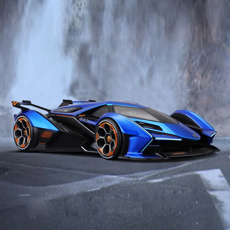 ランボルギーニV12 ビジョングランツーリスモ青