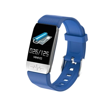 

T1S Smart Watch Women men Thermometer IP67 Waterproof Smart band Weather blood pressure blood oxygen Sedentary reminder Bracelet