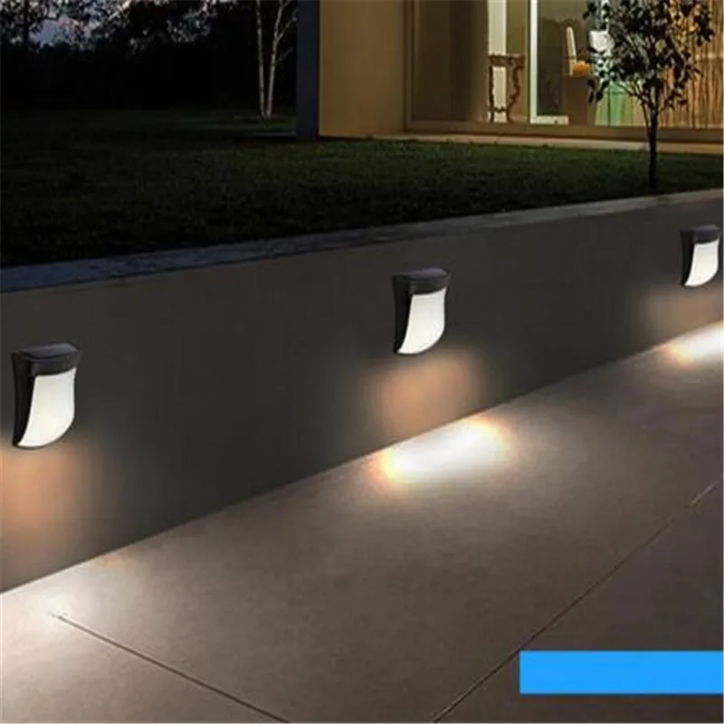 

Outdoor Waterproof Solar Garden Lights Solar Light 3 Led Bright White 1300ma Battery For Garden Yard Exterior Wall Night Lamp
