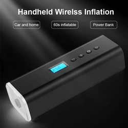 Pompe à Air électrique Portable sans fil pour voiture, 150psi, système de gonflage intelligent pour pneus, Rechargeable par USB, lumière d'urgence 