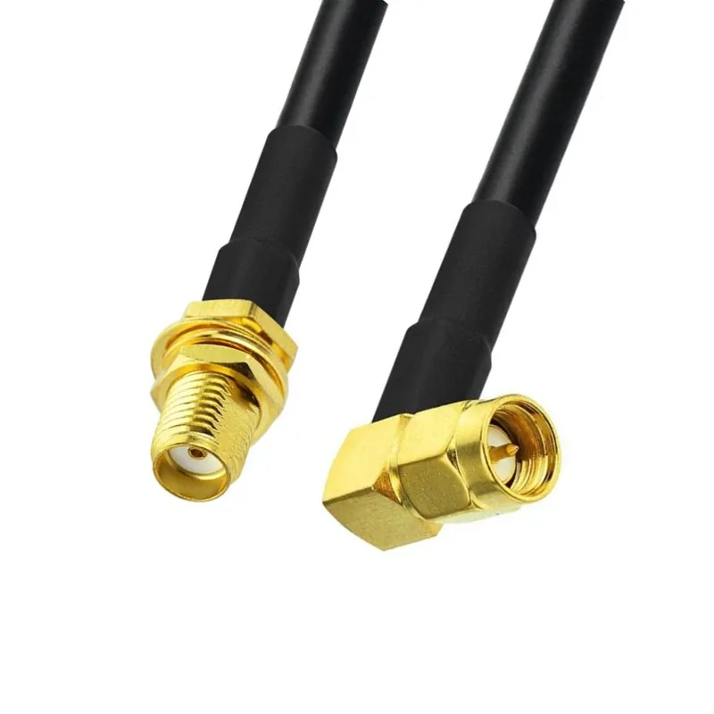 Jxrf conector sma macho para sma macho n tipo fêmea macho rg58 cabo de extensão coaxial 1m 2m 3m 5m 10m 20m rf adaptador trança