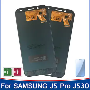 

2PCS 100% New High TFT LCD For Samsung Galaxy J5 Pro 2017 J530F SM-J530F LCD Touch Screen Can Adjust Brightness Parts