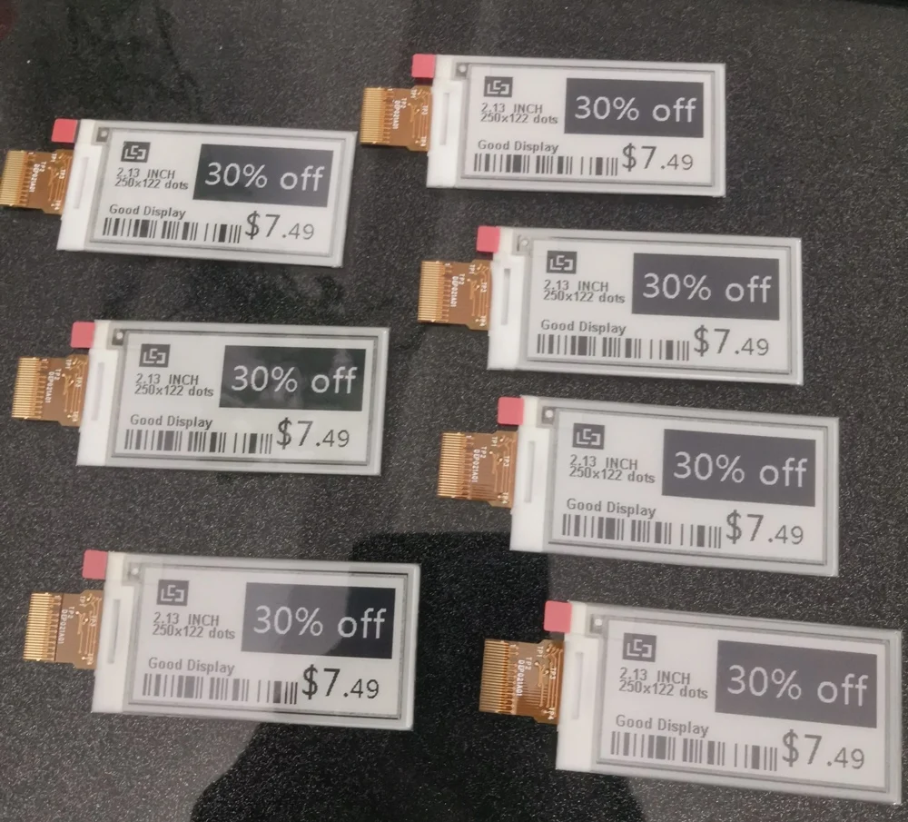 para etiqueta eletrônica de papel eletrônico etiquetas eletrônicos 122x250