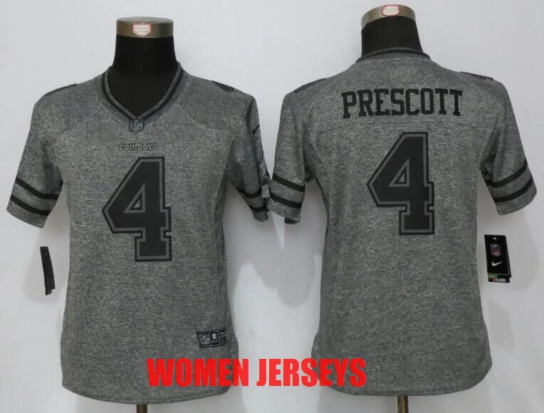 Stitiched Dallas s DAK PRESCOTT для женщин Джерси - Цвет: COLOR AS PHOTO SHOWN
