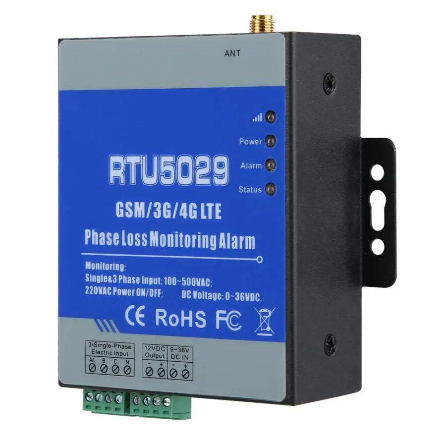 RTU5029 GSM 380V 3-фазовый сигнализации в случае потери Мощность отказ мониторинг состояния контроллер 100-240V Температура мониторинга ОПО