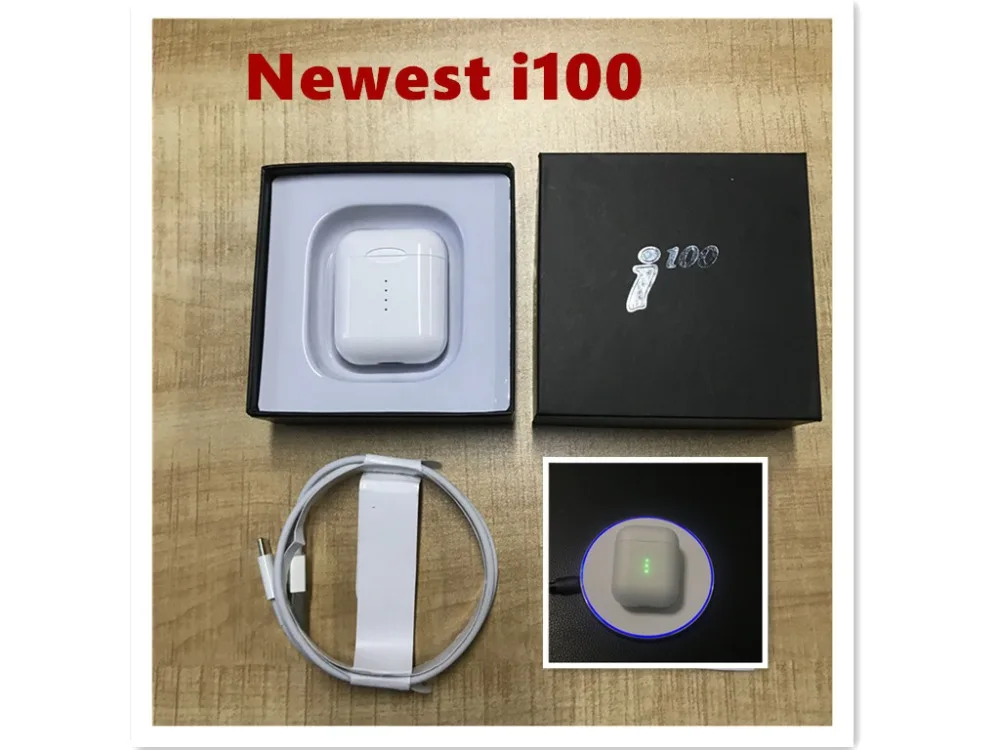 I7 I7S TWS Bluetooth наушники беспроводные гарнитуры наушники портативный телефон Handphone с микрофоном для iPhone и Android с i100