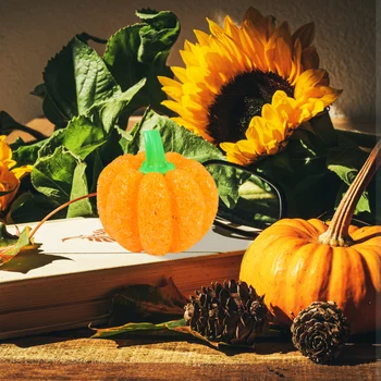 

2pcs Reusable Durable Decorative Lightweight Practical Table Lamp Pumpkin LED Night Lamp Family Co-worker
