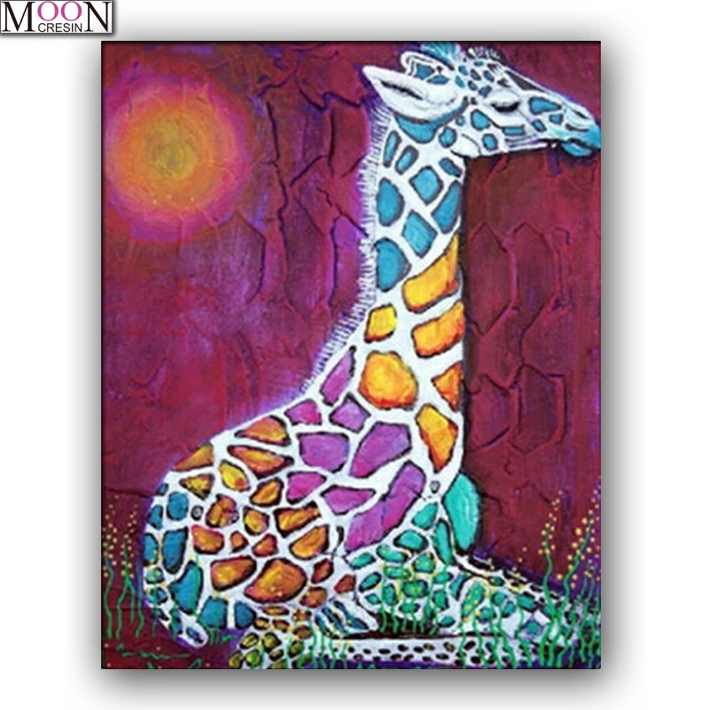 

Diy Diamond Mosaic Color Deer Diamond Painting Full Square Round Diamond Embroidery Cross Stitch Handmade Rhinestone