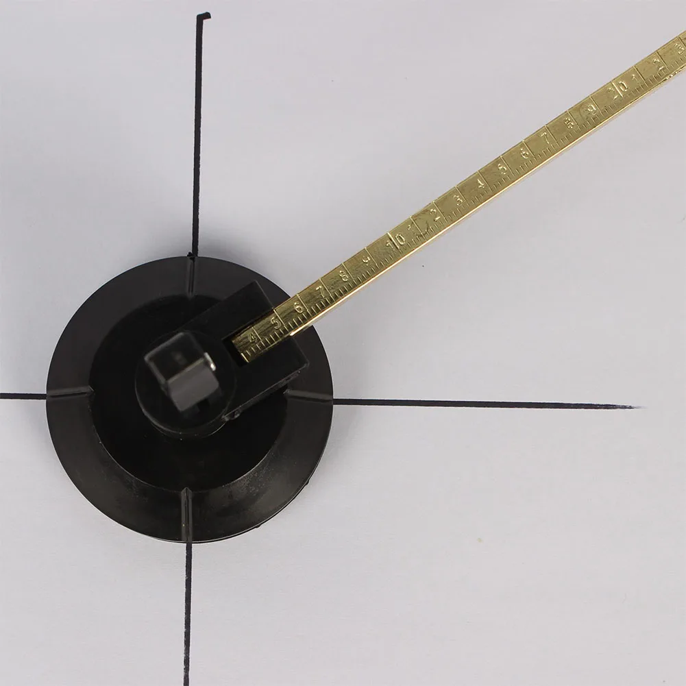 6 Wheels Circular With Scale Glass Cutter Construction Tool Suction Cup Portable Adjustable Durable Scribe Easy Operate